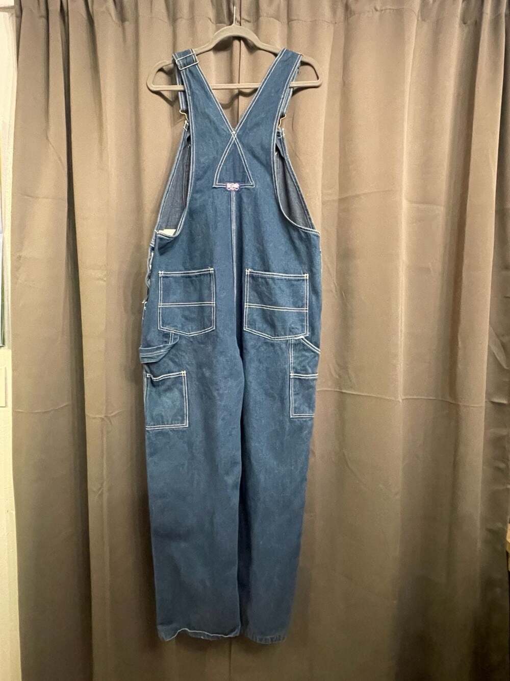 Big Smith Men's Denim Bib Overalls Size 40 - Picture 2 of 6